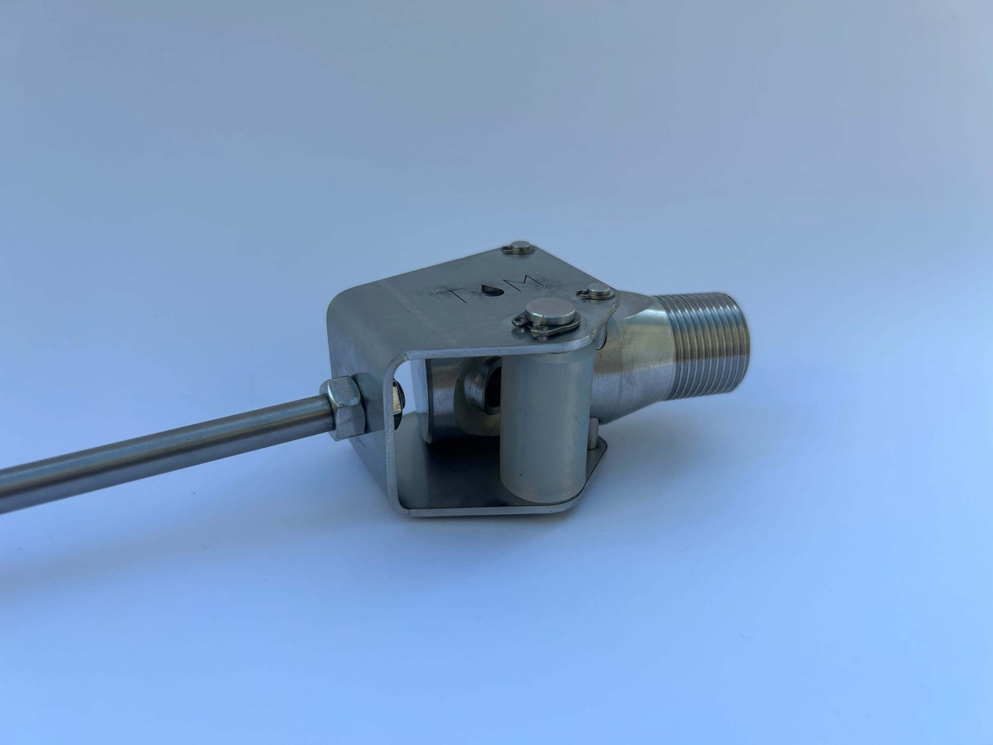Tom Float Valve installed on farm trough – 20mm size