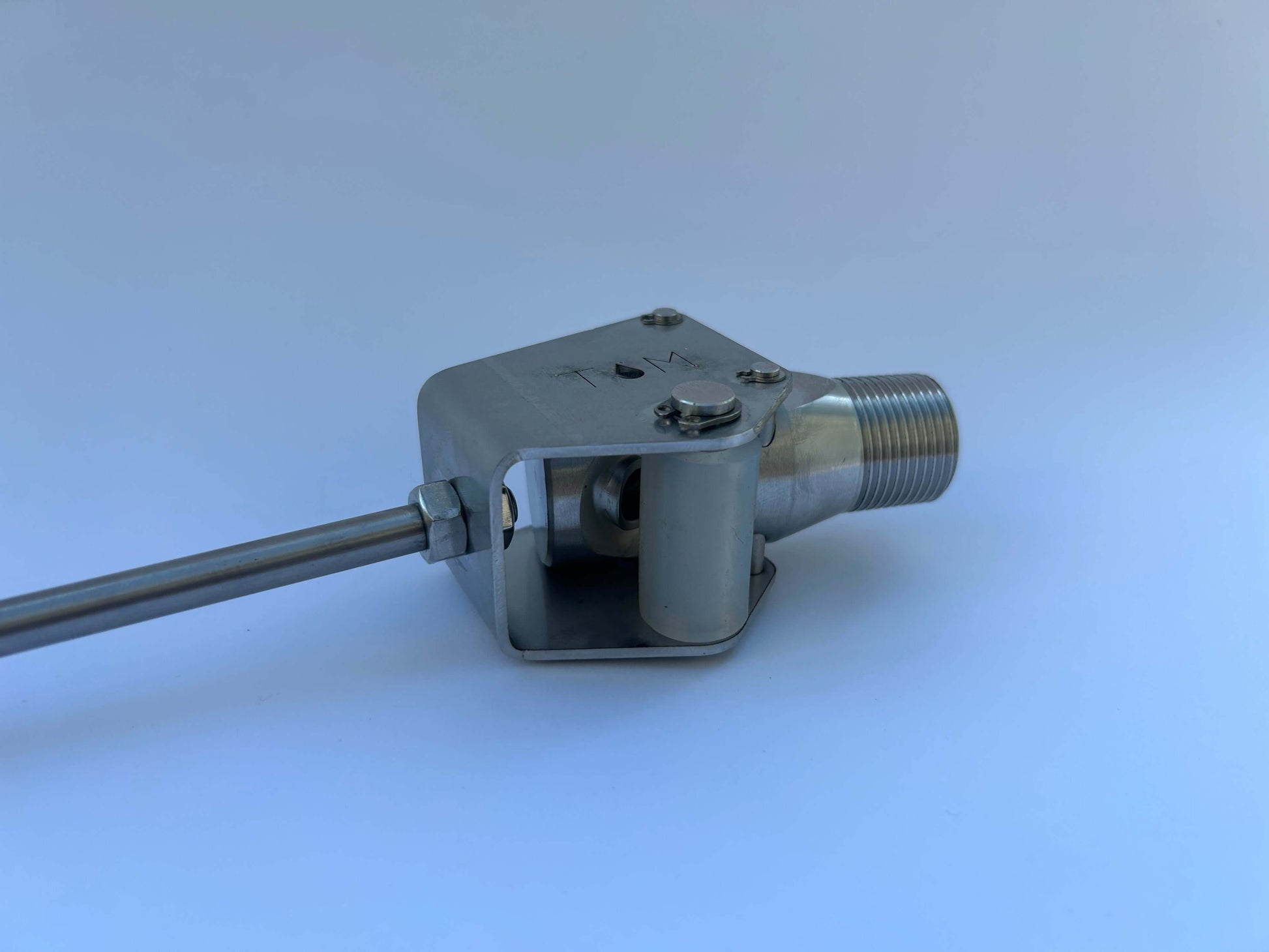 Tom Float Valve installed on farm trough – 20mm size