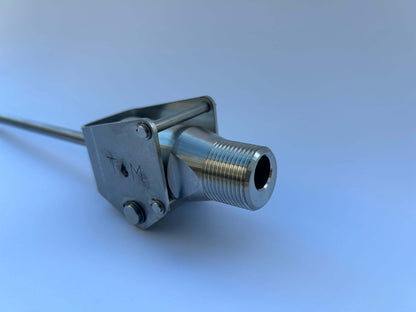 Heavy-duty stainless steel ballcock valve for rural use